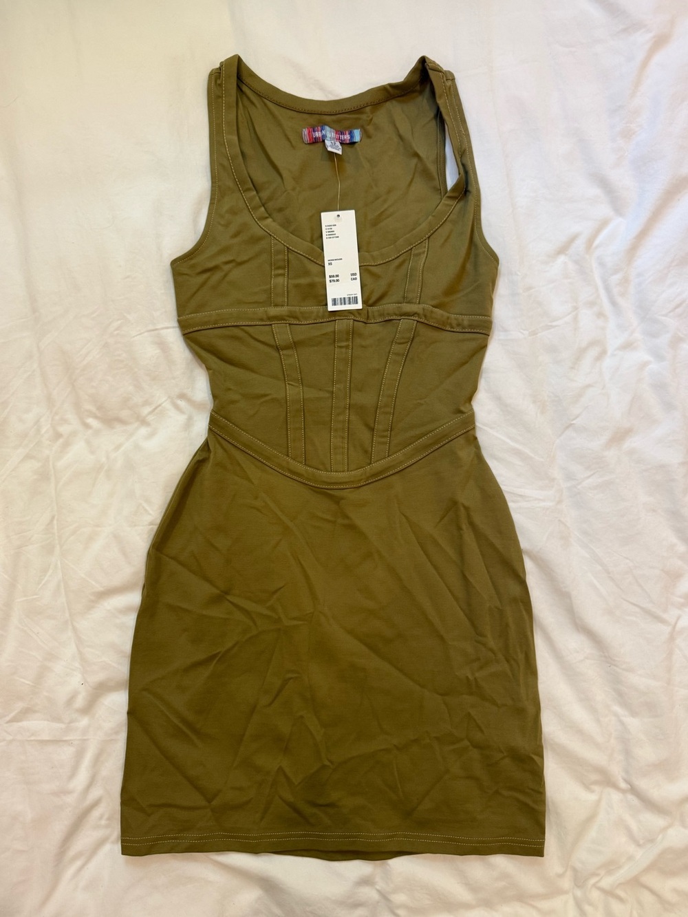 urban corset dress Outfitters | Dresses | Nwt Urban Outfitters Ramona Olive Green Bodycon Mini With Detail Xs Long corset Size:34 Xlong All Heels Avira 2 - Piece on style UO exclusive